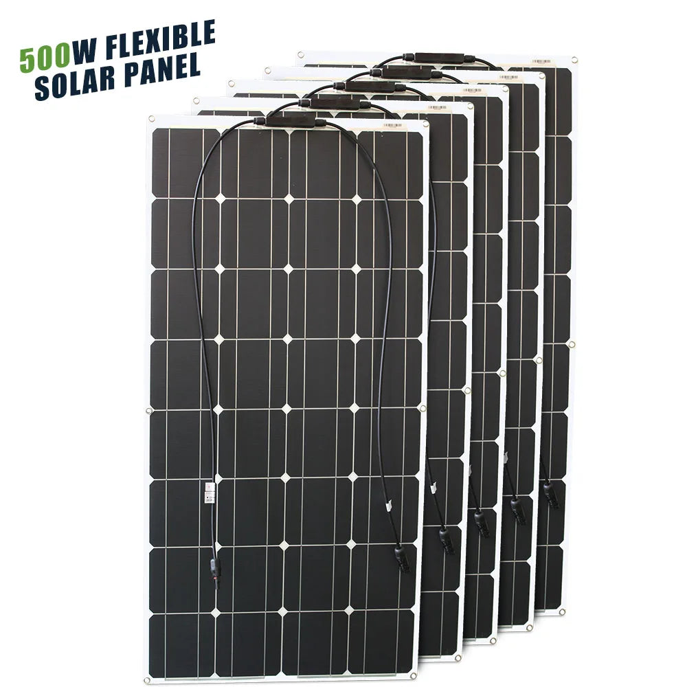 12V Flexible Solar Panel  Waterproof Monocrystalline