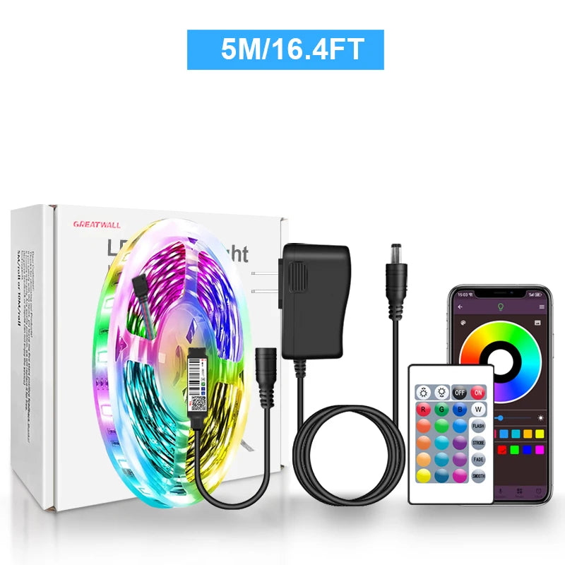LED Strip Lights RGB 5050 Bluetooth control