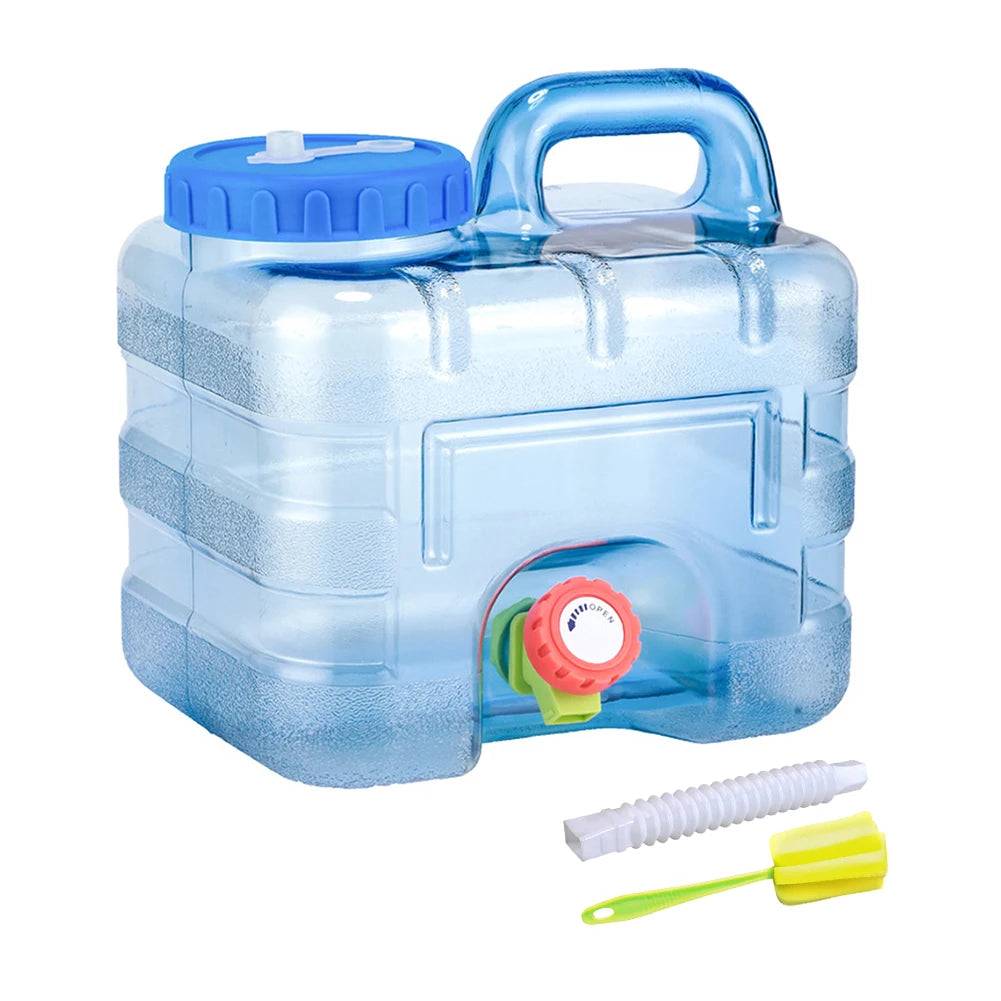 7.5/10/15L Camping Water Bucket with Faucet