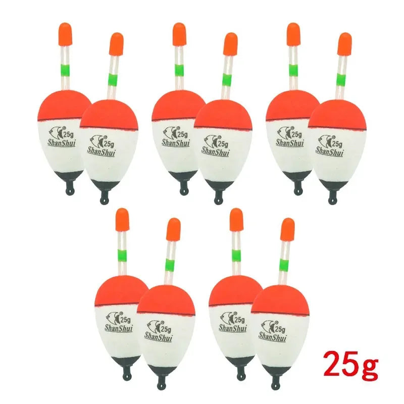2/10pcs Luminous Fishing Float Stick Plastic Bobber