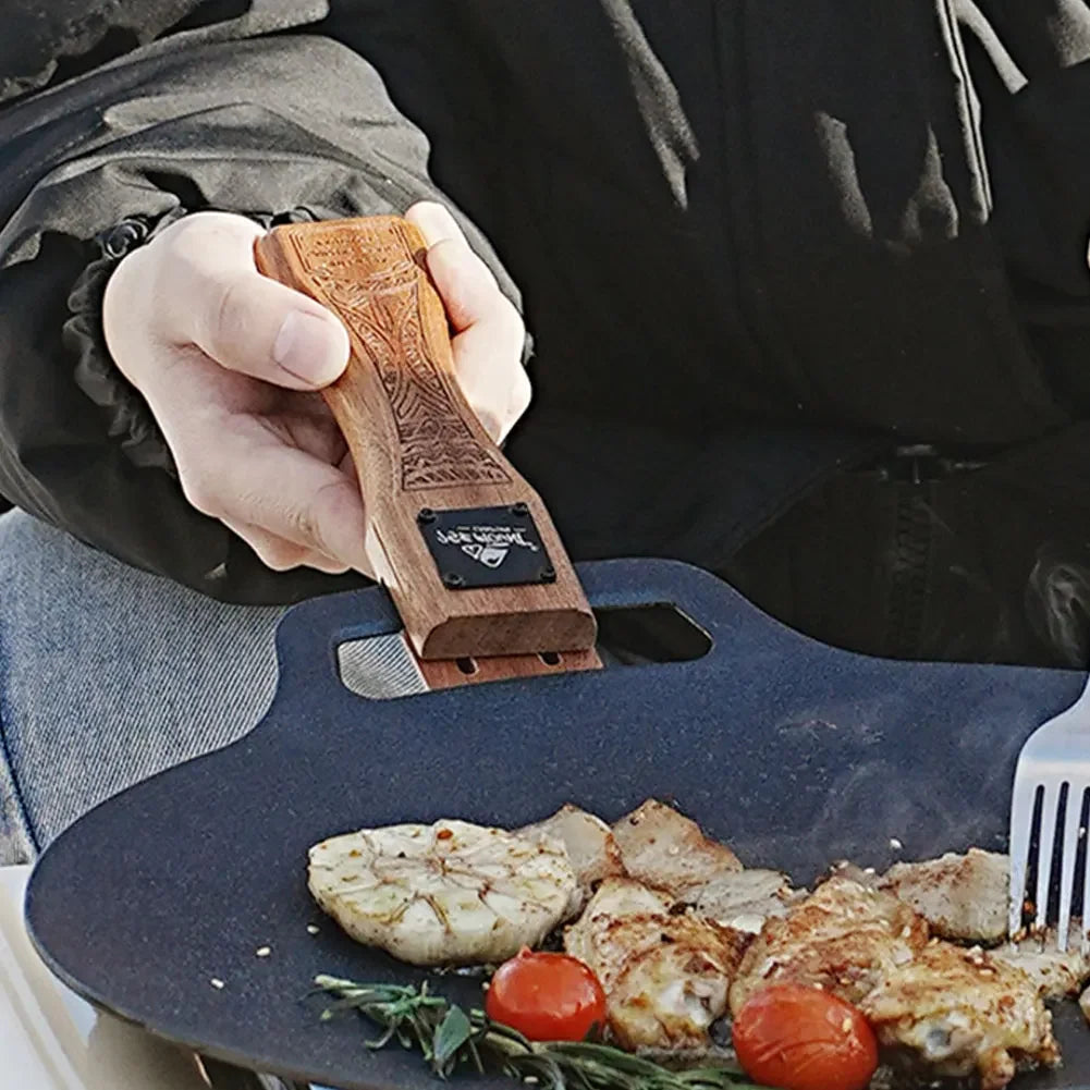 Outdoor Grill Pan Handle