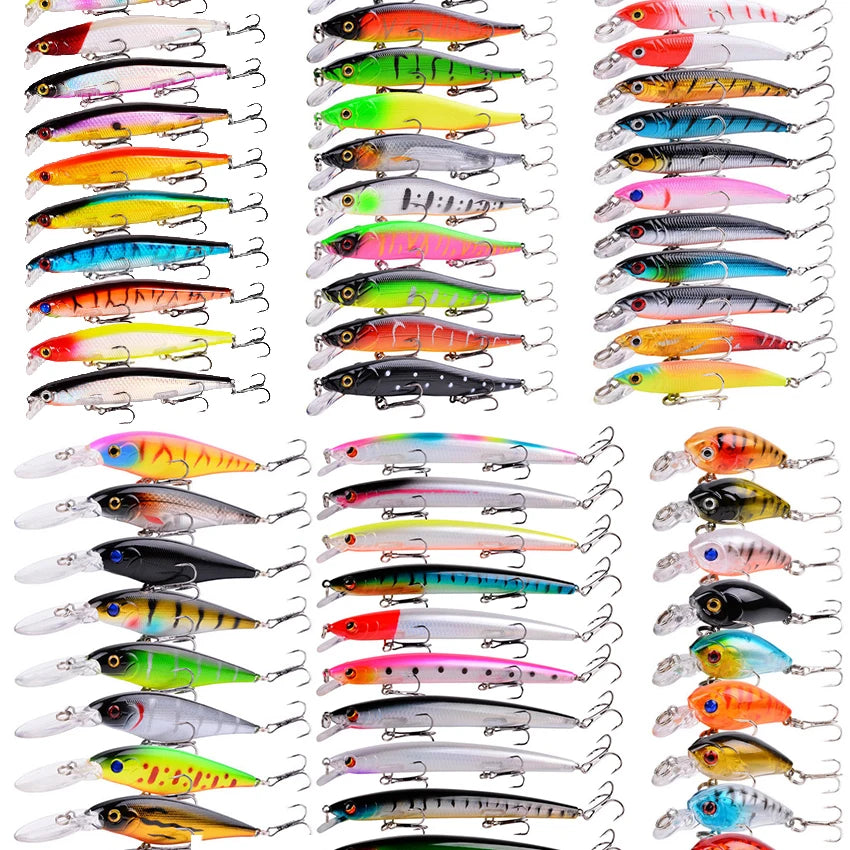 3/5/8Pcs Minnow Fishing Lure set