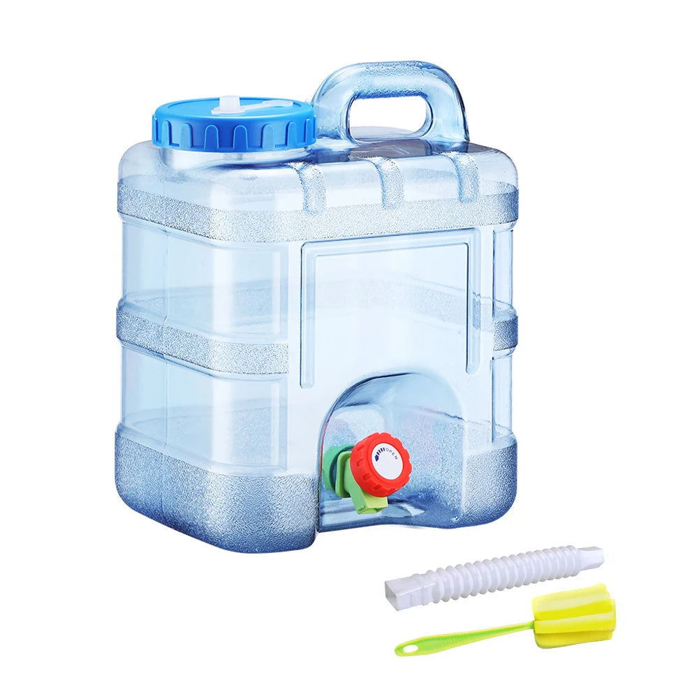 7.5/10/15L Camping Water Bucket with Faucet