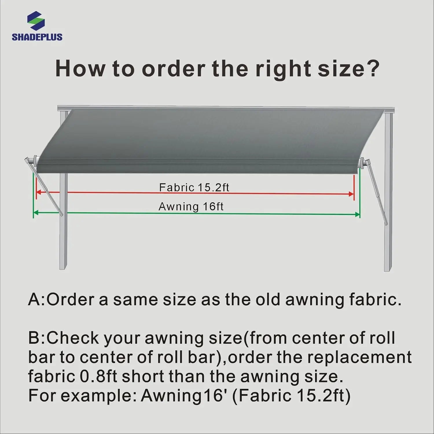 Heavy Duty Waterproof Vinyl RV Awning Replacement