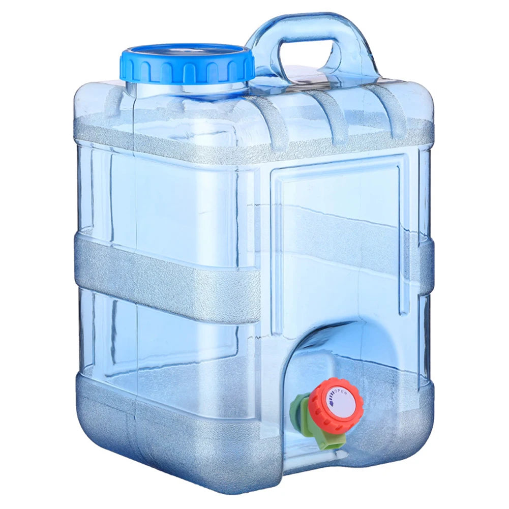 7.5/10/15L Camping Water Bucket with Faucet