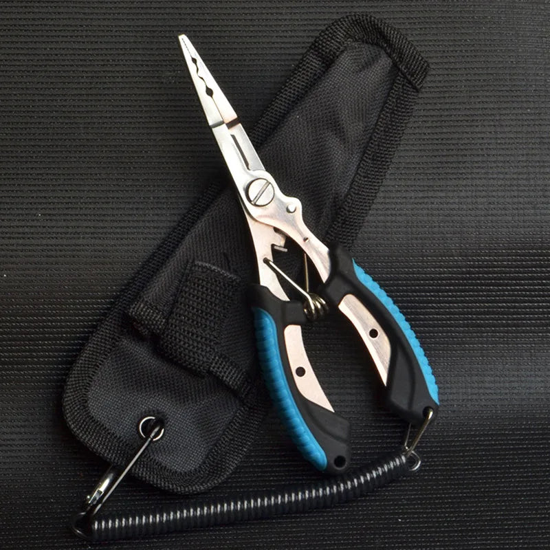 Stainless Steel Fishing Pliers with Hook Remover