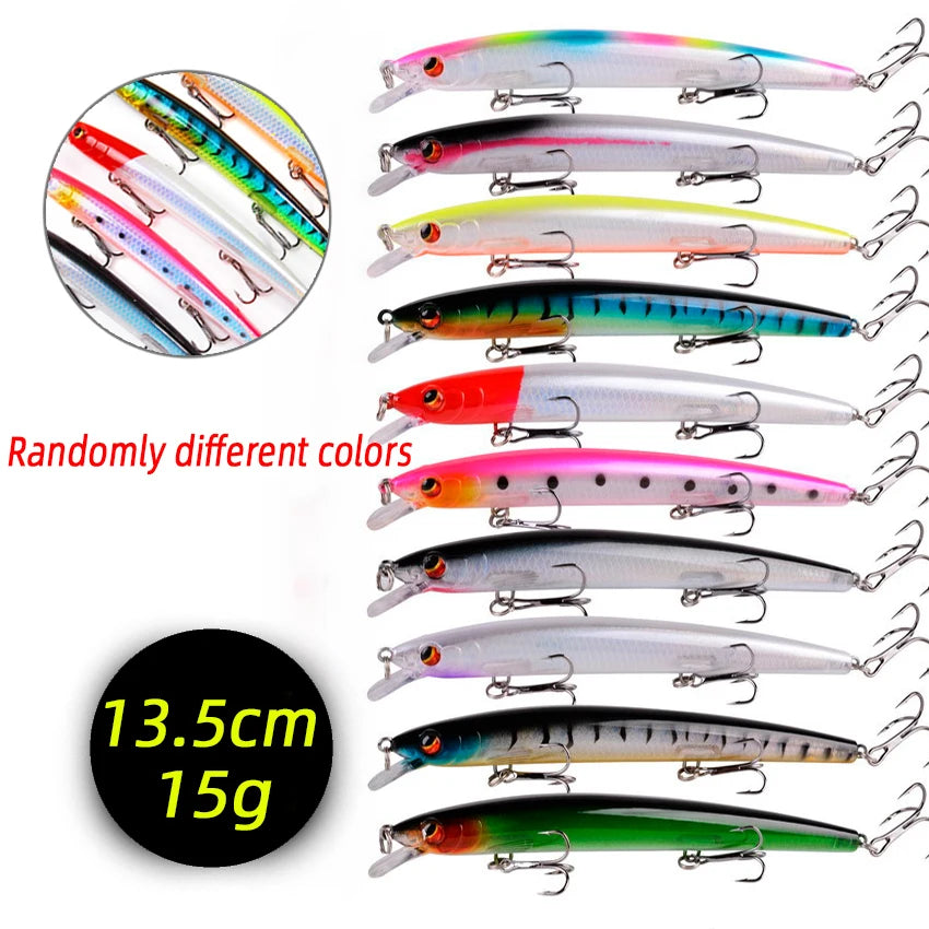 3/5/8Pcs Minnow Fishing Lure set