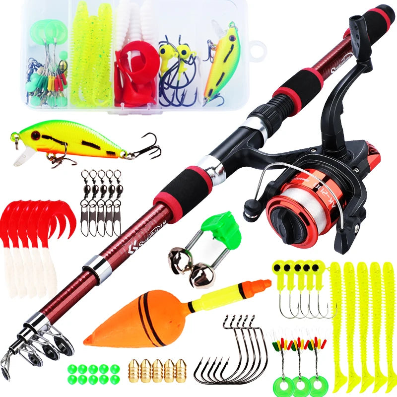 Spinning Fishing Rod and Reel Combo1.8M