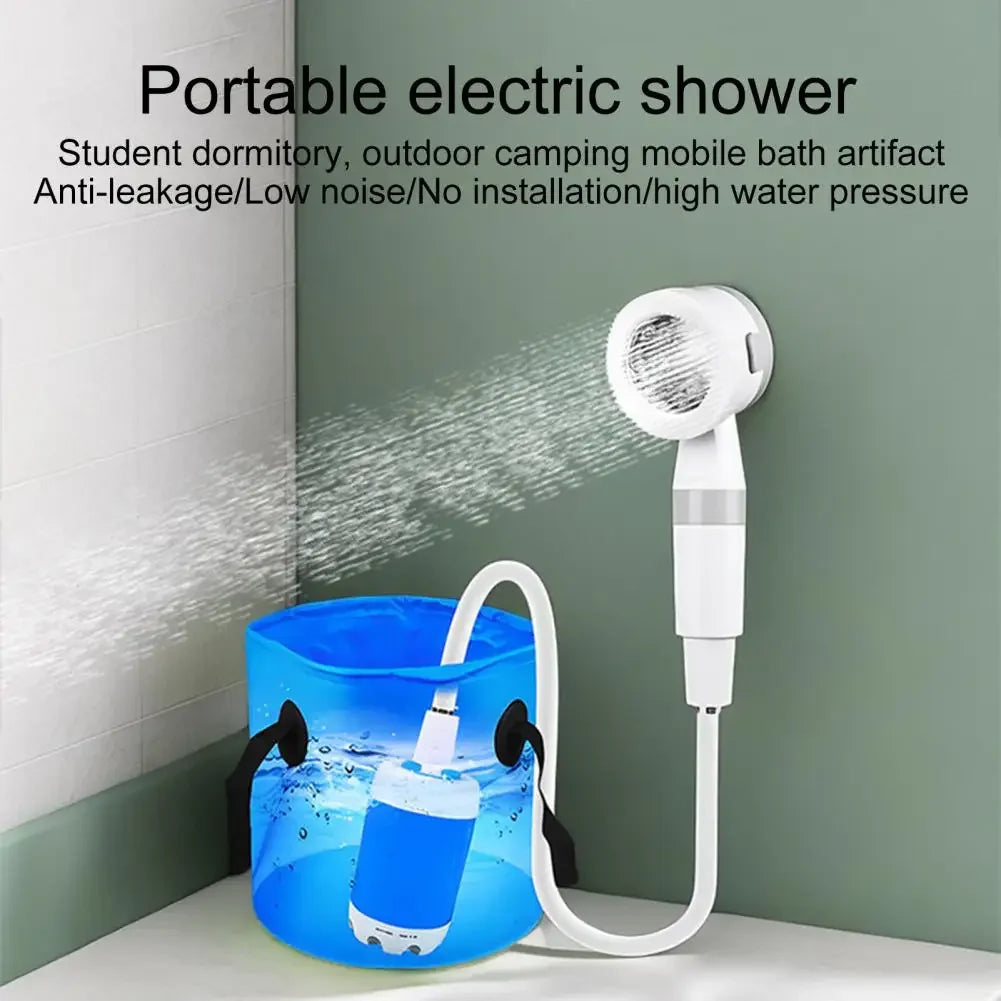rechargeable electric shower pump with smart digital
