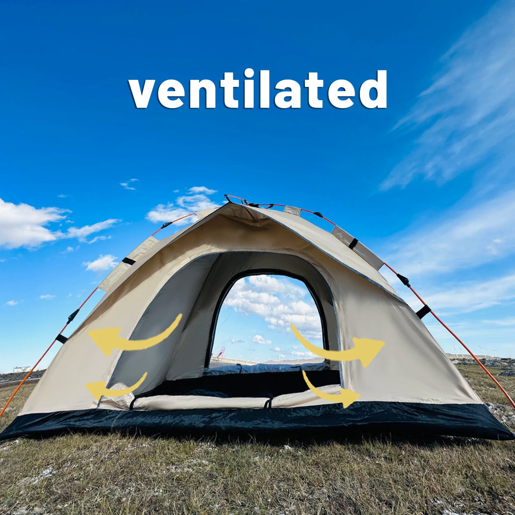 Outdoor Automatic Quick-opening 4 person Tent