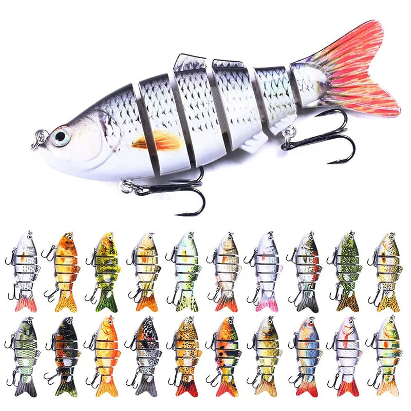 6 Segment Multi Jointed sinking Fishing Lure wobblers