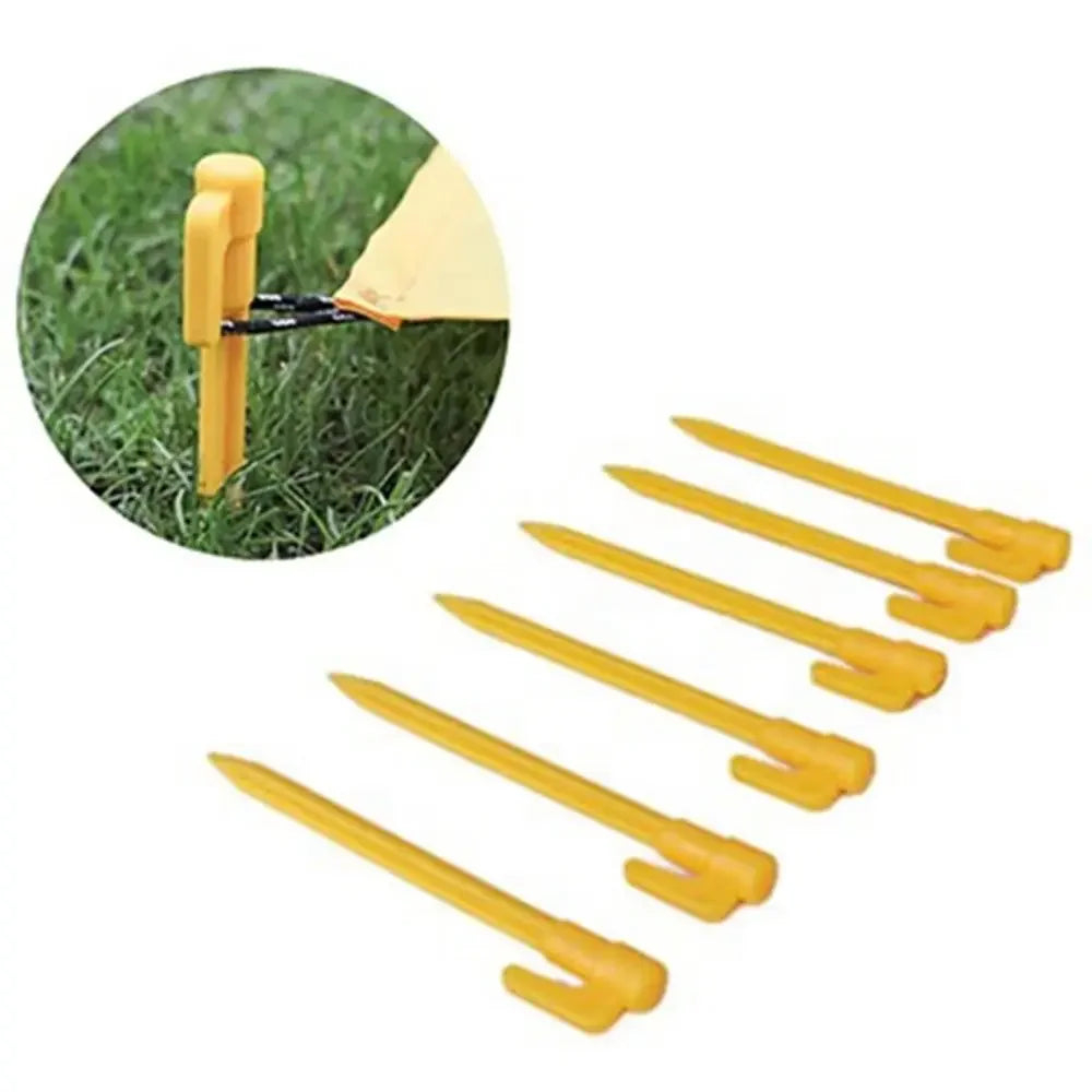 5/10pcs 14.5cm Tent pegs Plastic Tent Stakes