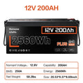 12V 100Ah 150Ah 200Ah 314Ah LiFePO4 Battery Built-in BMS Low Temperature Protection For  RV/ Camp/ Solar Energy Storage