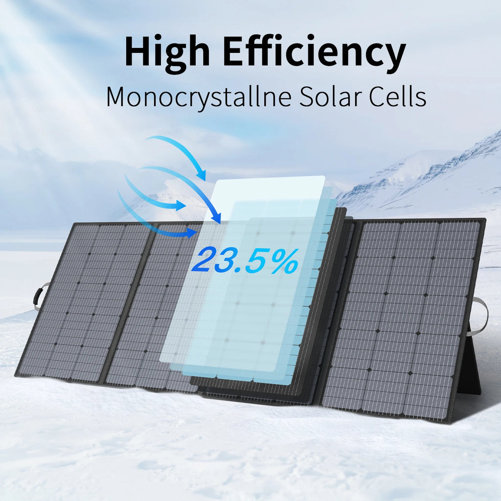 MHPOWOS 400W 220W 110W Lightweight Portable Solar Panel