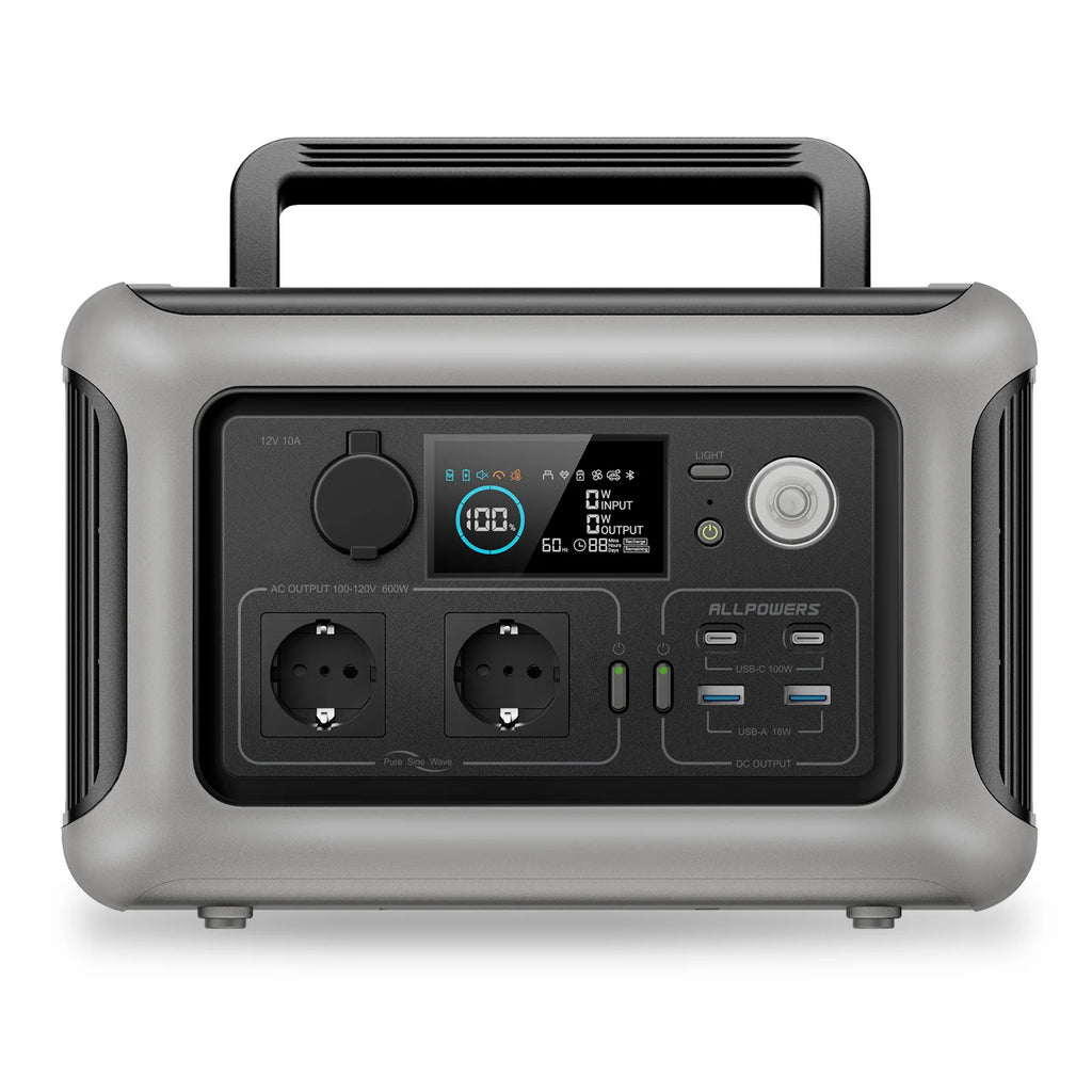 Portable Power Station R600, 299Wh LiFeP04 Battery