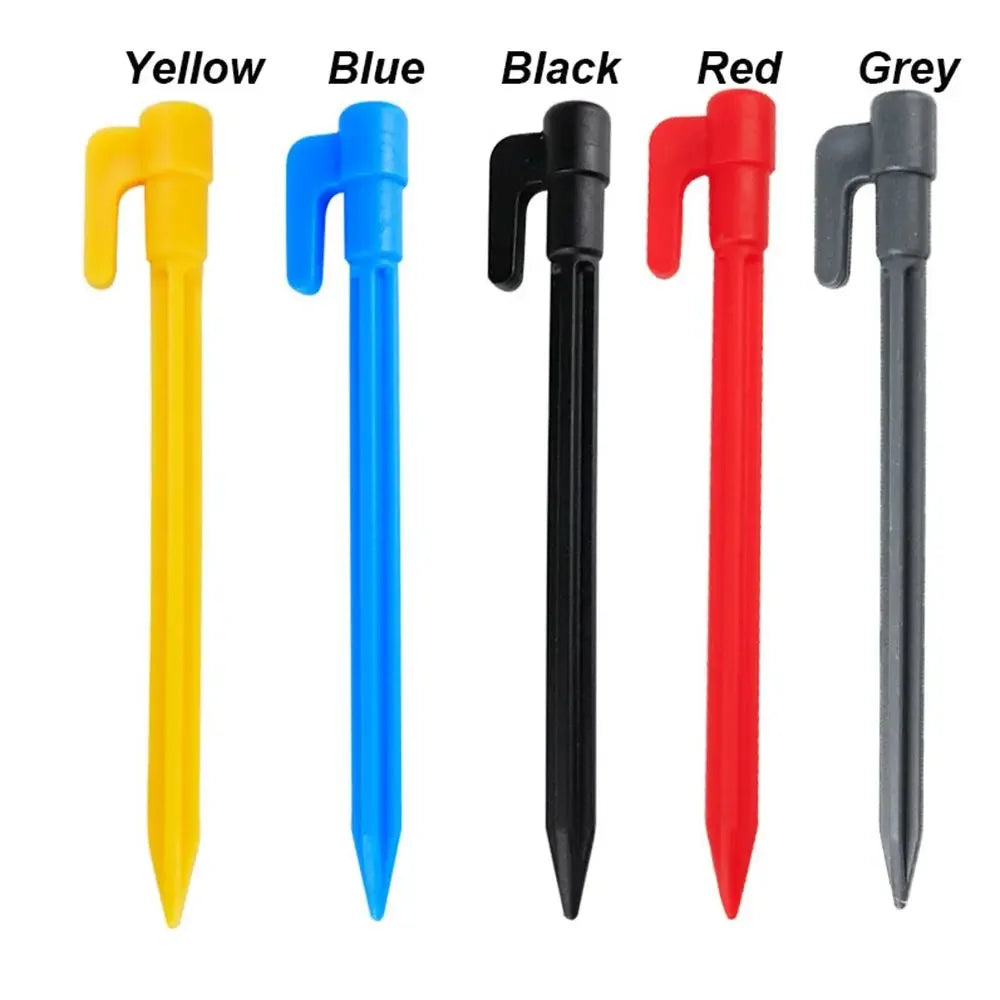 5/10pcs 14.5cm Tent pegs Plastic Tent Stakes