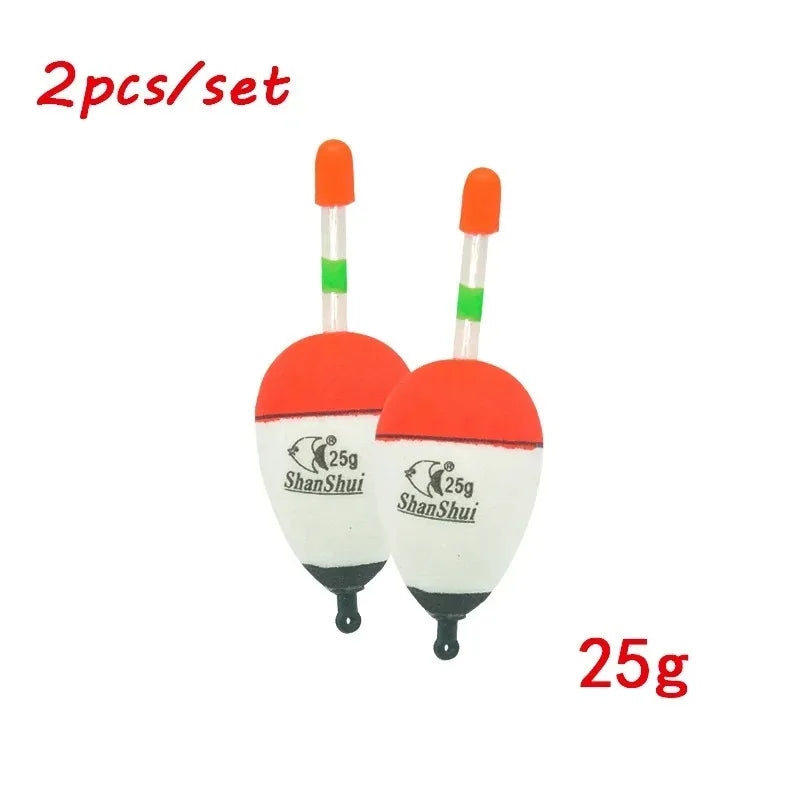 2/10pcs Luminous Fishing Float Stick Plastic Bobber