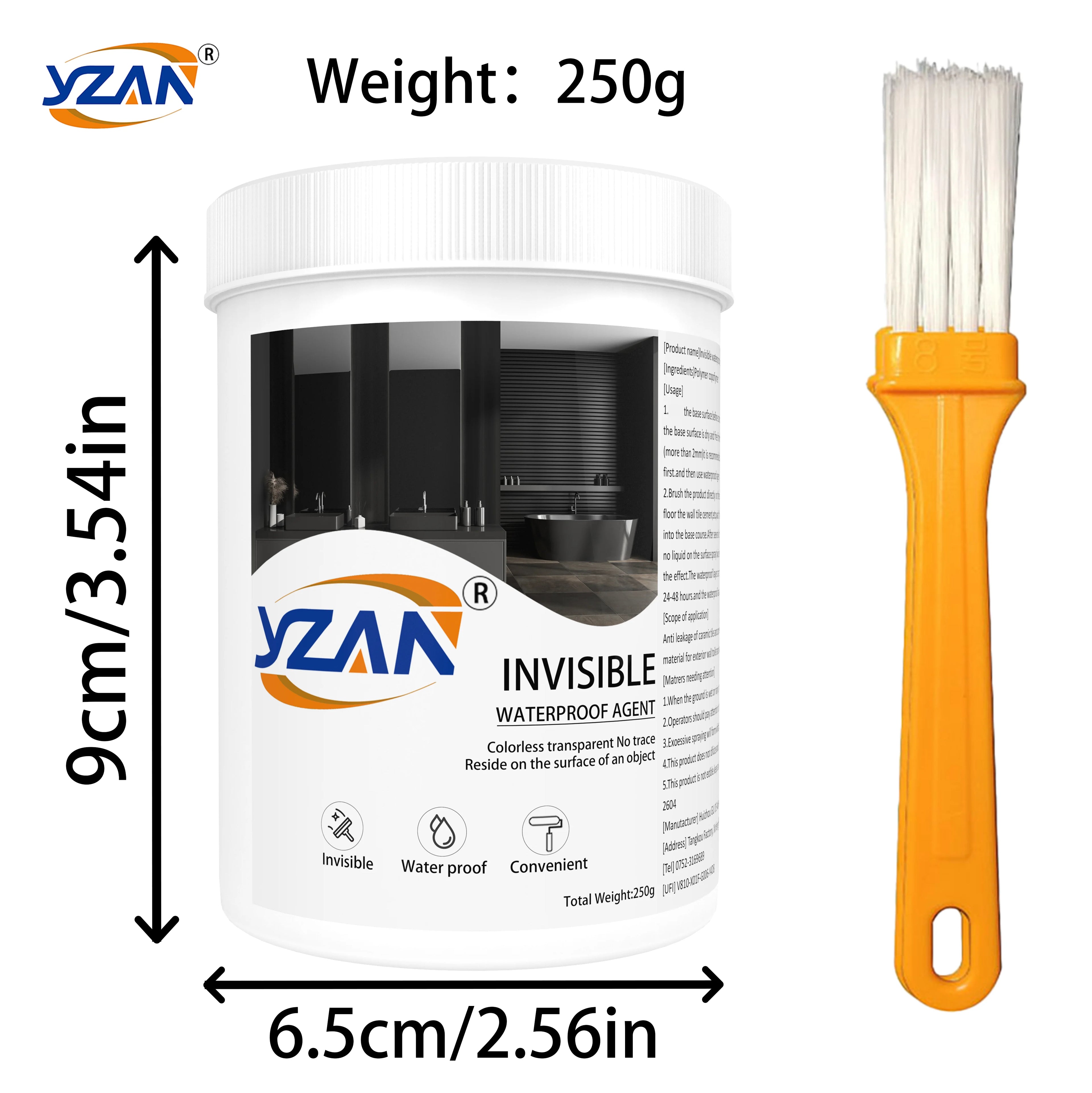 450g Polyurethane Waterproof Coating Invisible Sealant