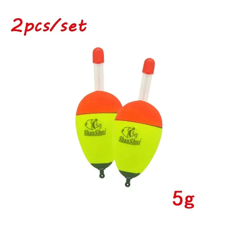2/10pcs Luminous Fishing Float Stick Plastic Bobber