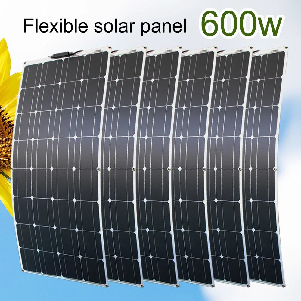 12V Flexible Solar Panel  Waterproof Monocrystalline