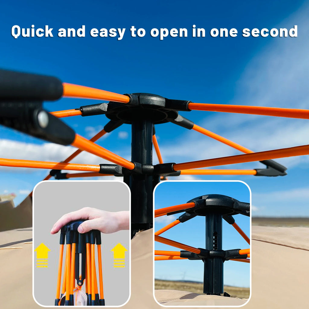 Outdoor Automatic Quick-opening 4 person Tent