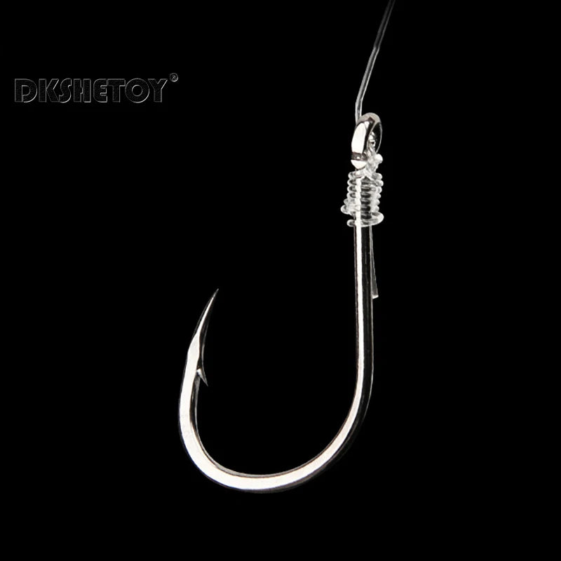 100-1000pcs Fish Hooks kits, barbed fishhook