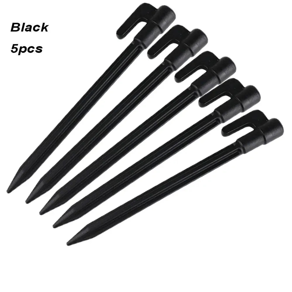 5/10pcs 14.5cm Tent pegs Plastic Tent Stakes