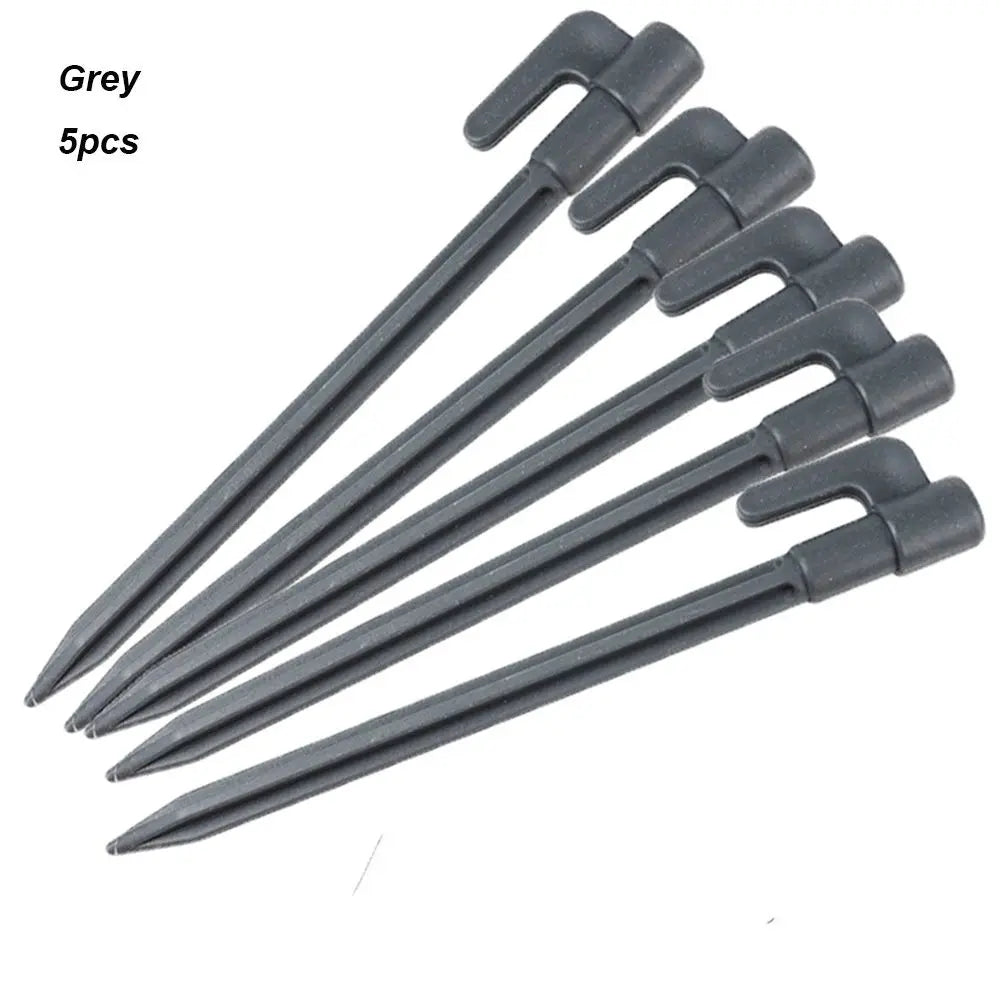 5/10pcs 14.5cm Tent pegs Plastic Tent Stakes