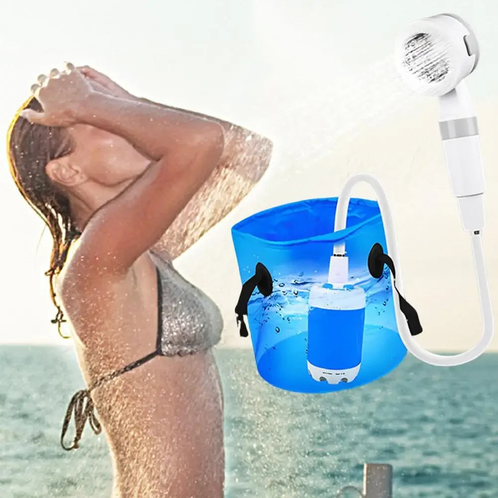 rechargeable electric shower pump with smart digital