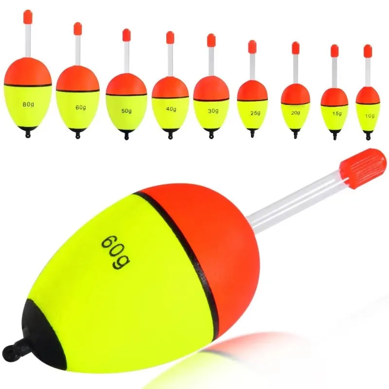 2/10pcs Luminous Fishing Float Stick Plastic Bobber