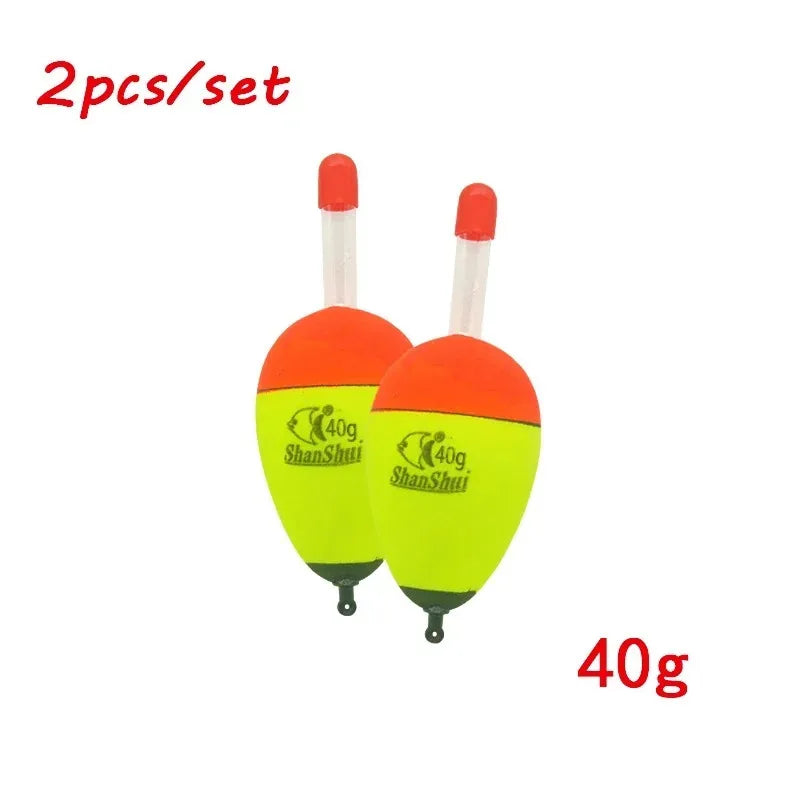 2/10pcs Luminous Fishing Float Stick Plastic Bobber