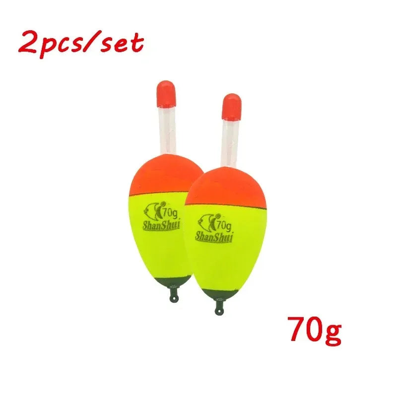 2/10pcs Luminous Fishing Float Stick Plastic Bobber