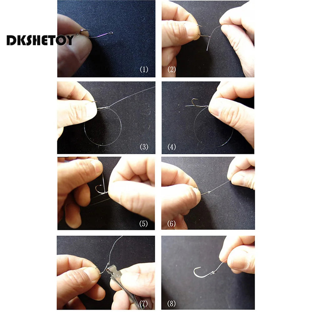 100-1000pcs Fish Hooks kits, barbed fishhook