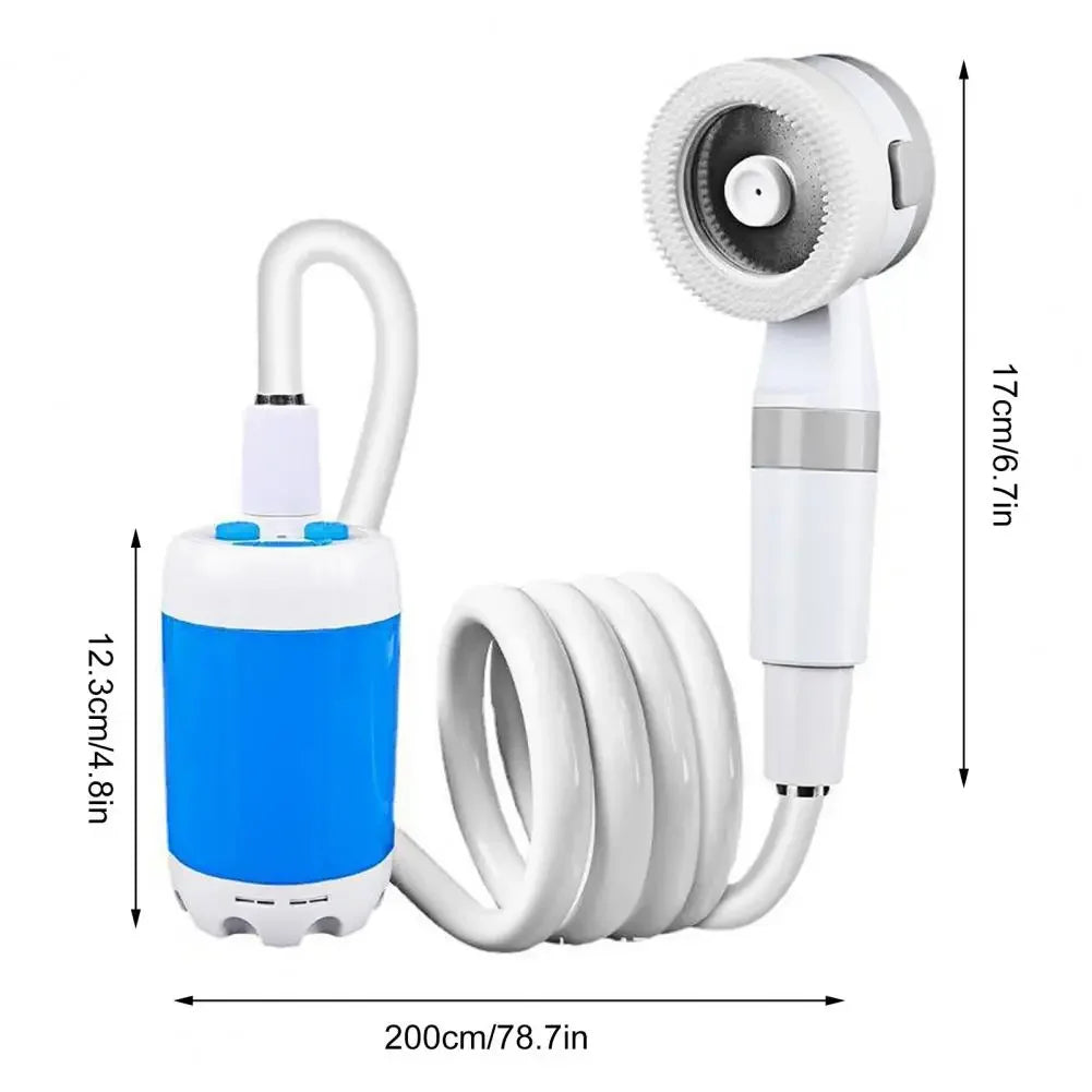 rechargeable electric shower pump with smart digital