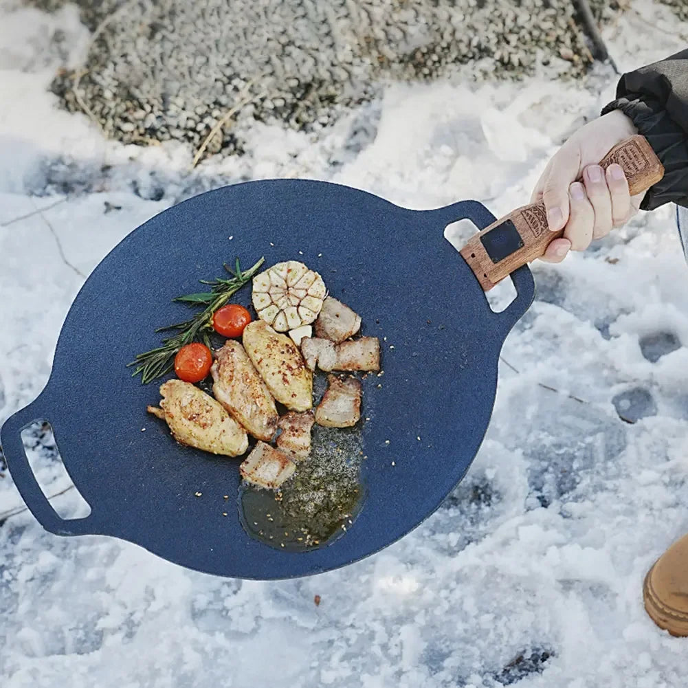 Outdoor Grill Pan Handle