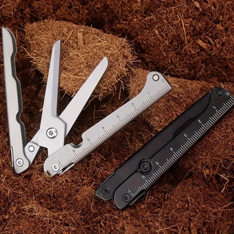 Portable Multifunctional Stainless Steel Folding Scissors
