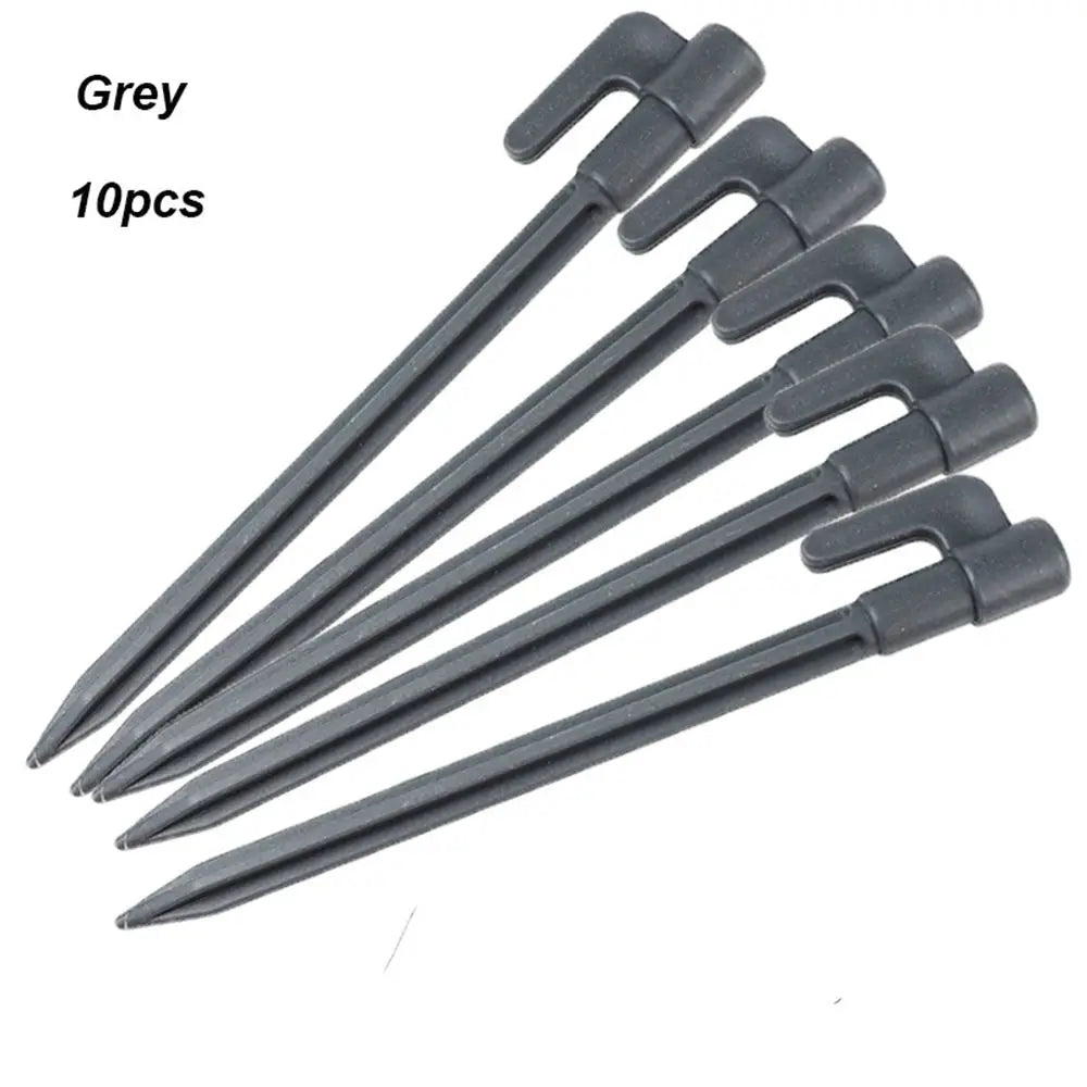 5/10pcs 14.5cm Tent pegs Plastic Tent Stakes