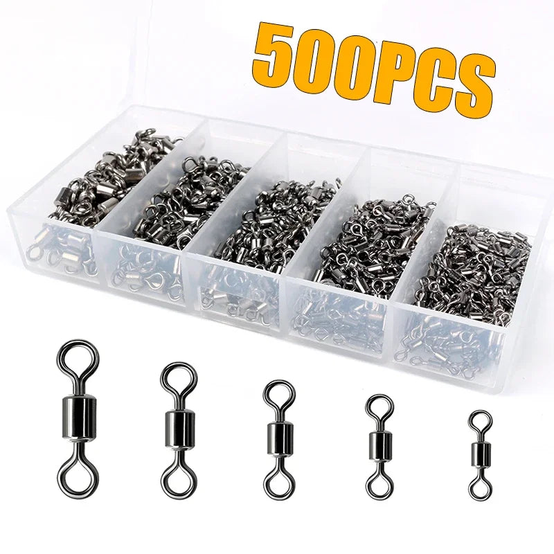 Fishing Swivels Kit Ball Bearing Rolling Swivel