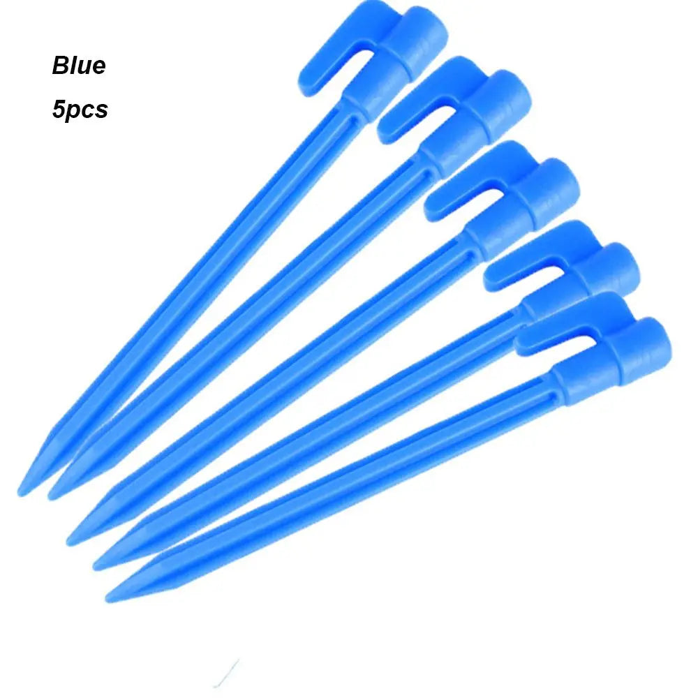 5/10pcs 14.5cm Tent pegs Plastic Tent Stakes
