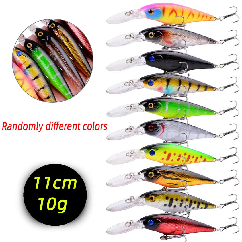 3/5/8Pcs Minnow Fishing Lure set