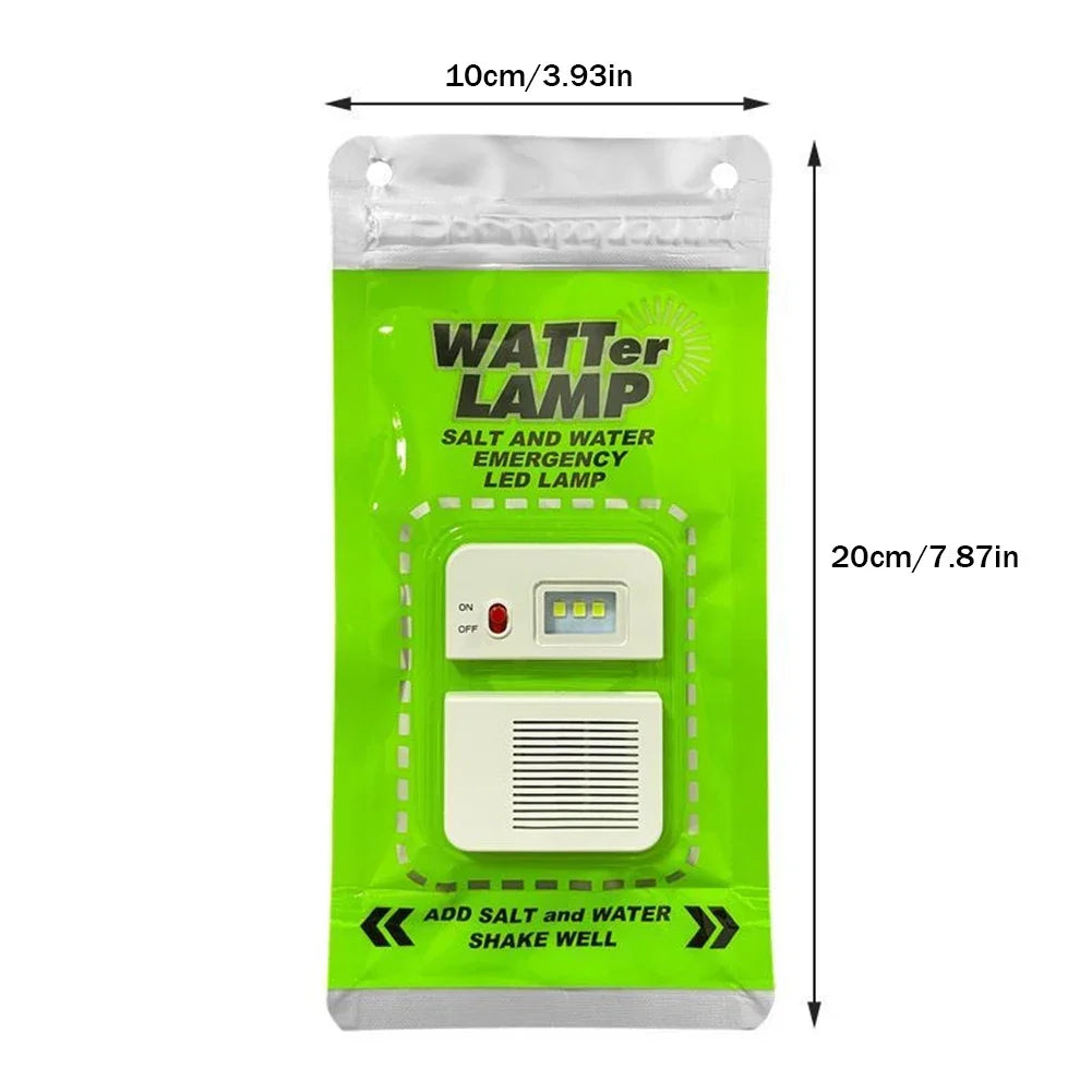 LED Salt Water Portable Emergency Lamp