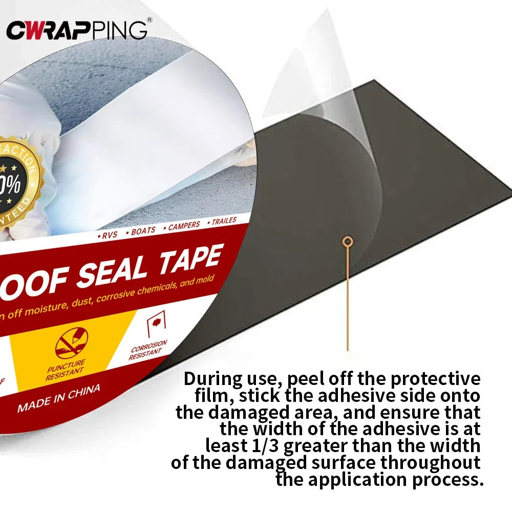 Roof Repair Tape Waterproof Self-Adhesive Leak Repair