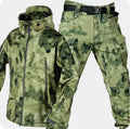 Waterproof Windproof Hooded Jacket and Pants