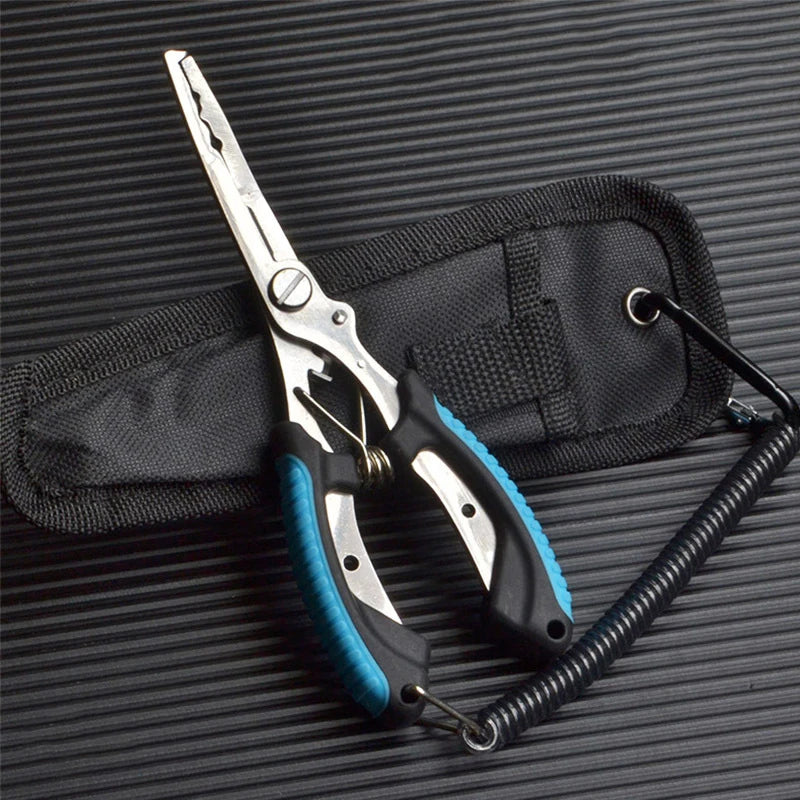 Stainless Steel Fishing Pliers with Hook Remover