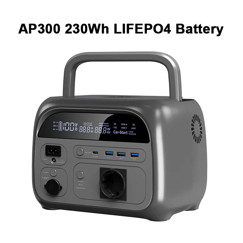 Portable Power Station 1024wh 345wh Lifepo4 Battery