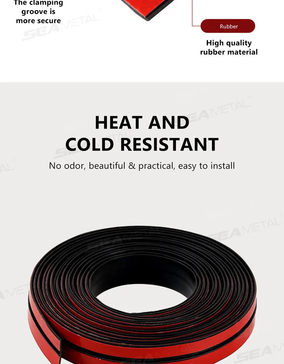 2/8M Rubber Seal Strips Roof Rubber Sealing Strip