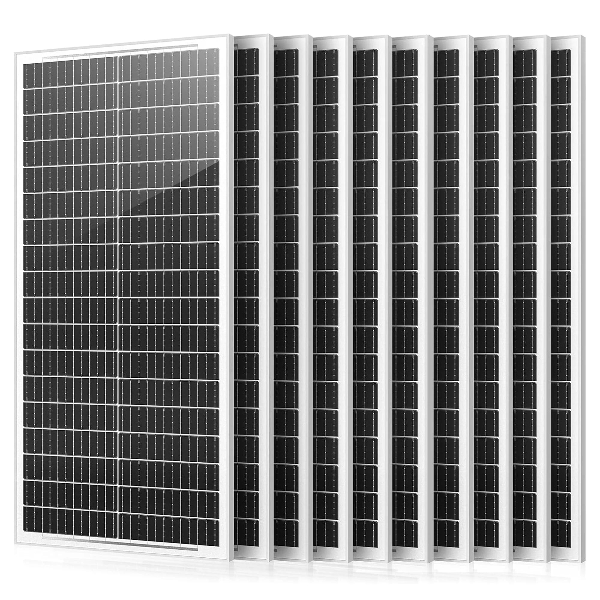 100W 12V Solar Panel 12BB Monocrystalline