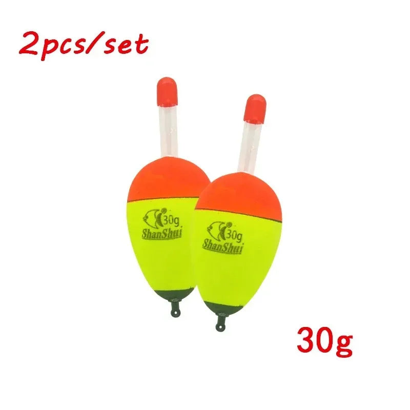 2/10pcs Luminous Fishing Float Stick Plastic Bobber