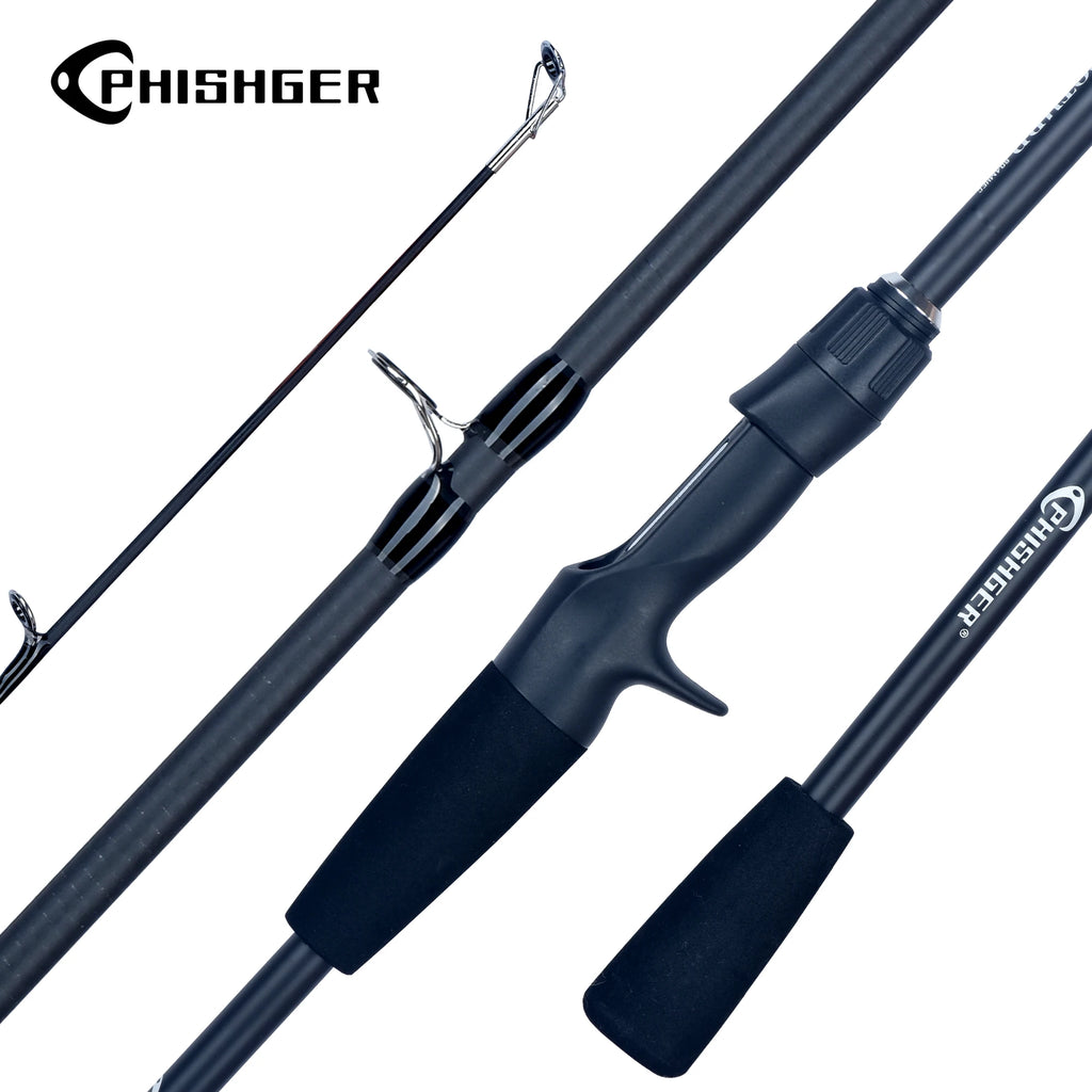 PHISHGER Spinning Baitcasting Travel Carbon Fishing Rods