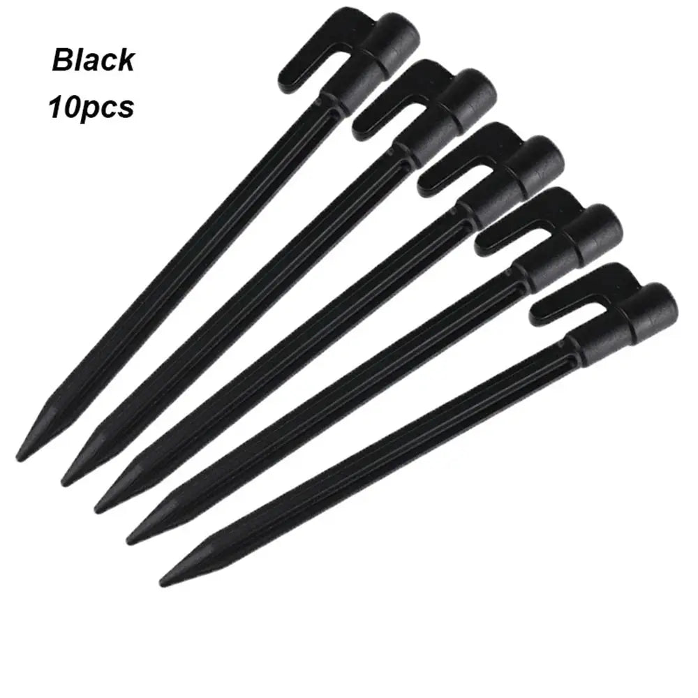5/10pcs 14.5cm Tent pegs Plastic Tent Stakes